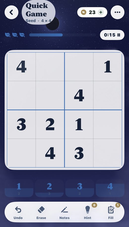 Sudoku Bloom gameplay preview (in development)